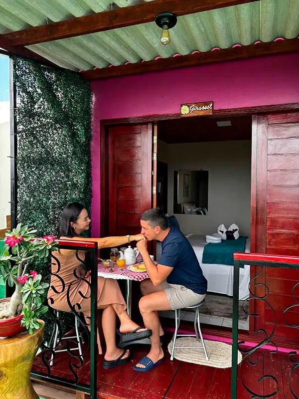 Deck | Suíte Girassol | Pousada Loft Vista da Serra | Serra de São Bento - RN